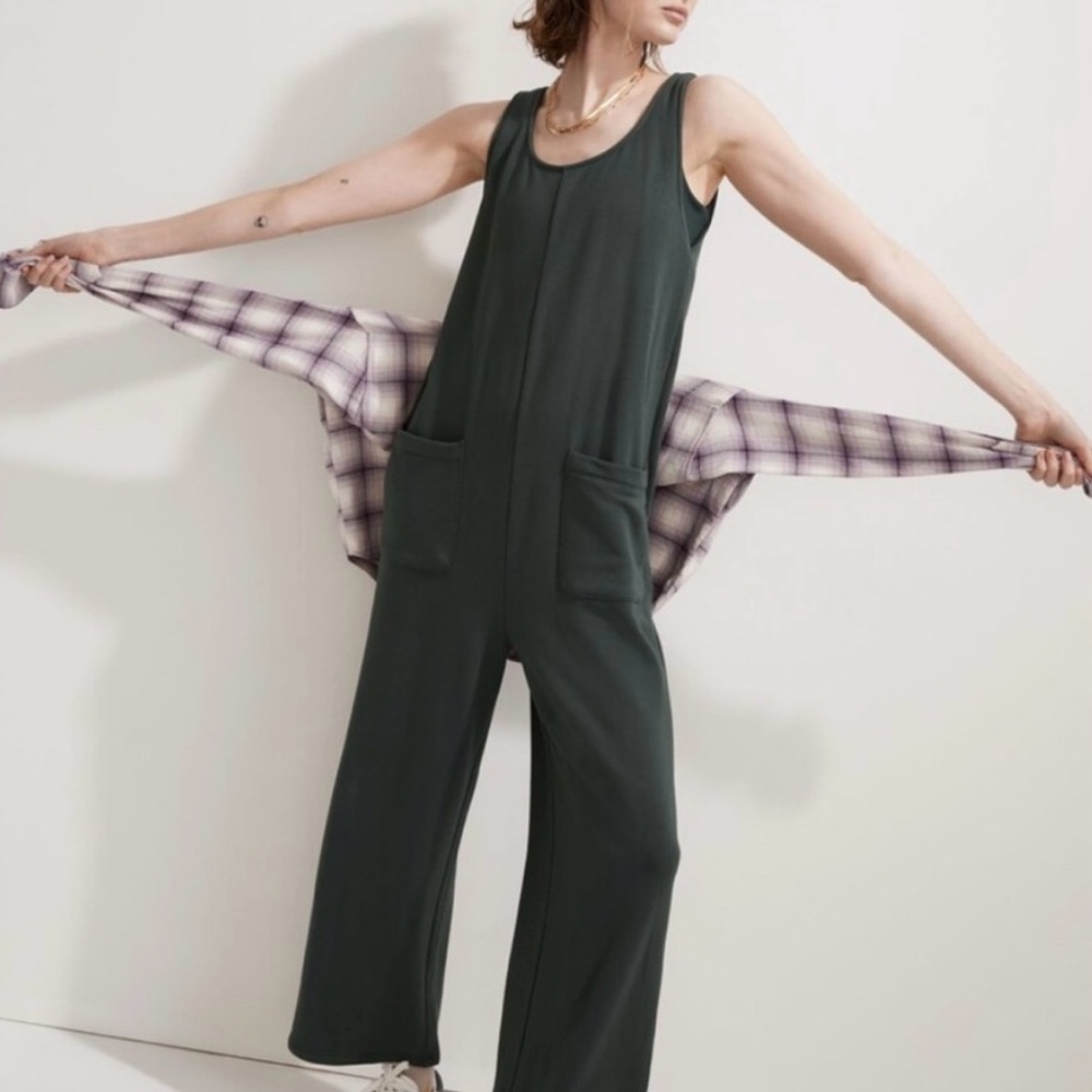 Madewell MWL Superbrushed Pull-On Jumpsuit